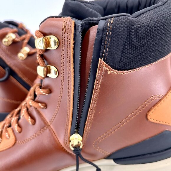 Pajar Fortuo 2.0 Boot Size 9.5M Brown Black Waterproof Leather Lace-Up - Picture 3 of 16